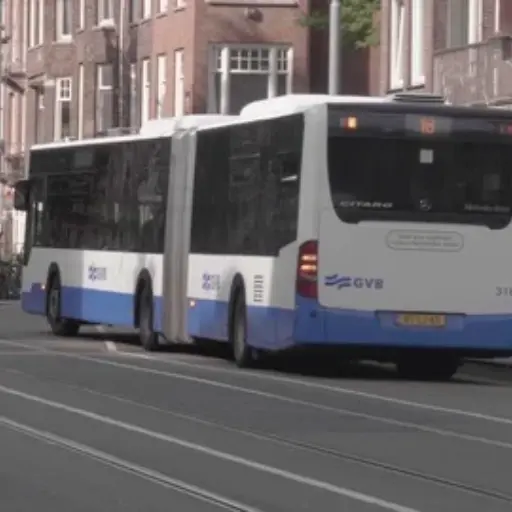 bus driving away