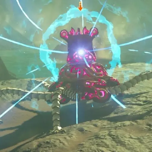 Zelda Breath of the Wild Guardian Battle