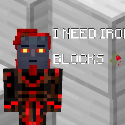 I NEED IRON BLOCKS