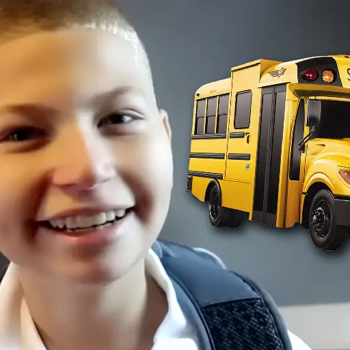 Jayden bus is here