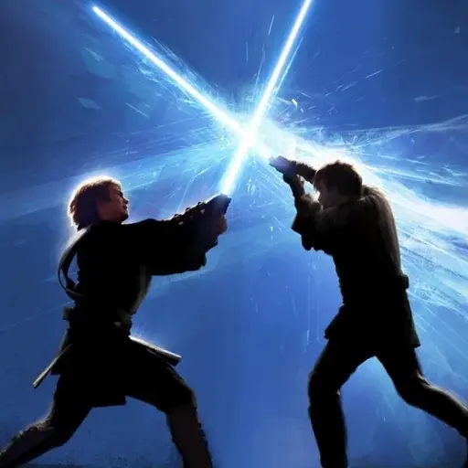 lightsaber fight - Star Wars