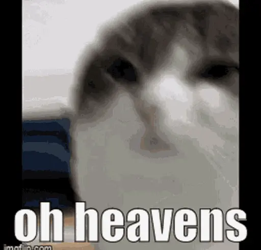 Oh great heavens!