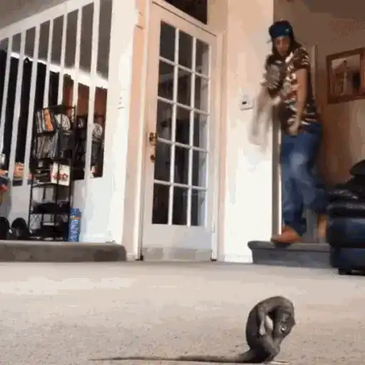 oh shit a rat