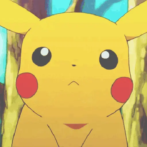 Pikachu confused