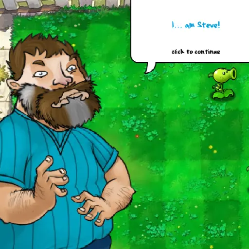 Plants vs Zombies I am Steve