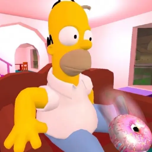 Homer Drops His Donut DOH